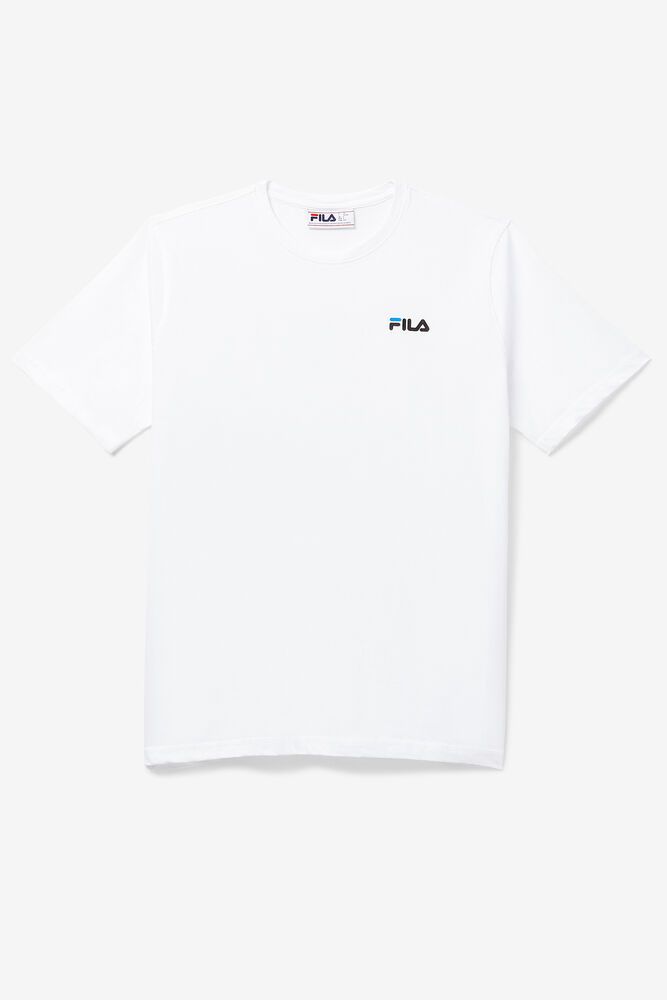 Fila Miesten Paidat Shoe Tower Valkoinen - GASY-42385